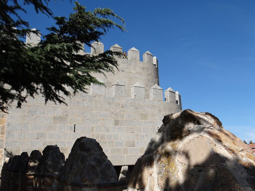 Castelo de Sao Jorge ramparts view family