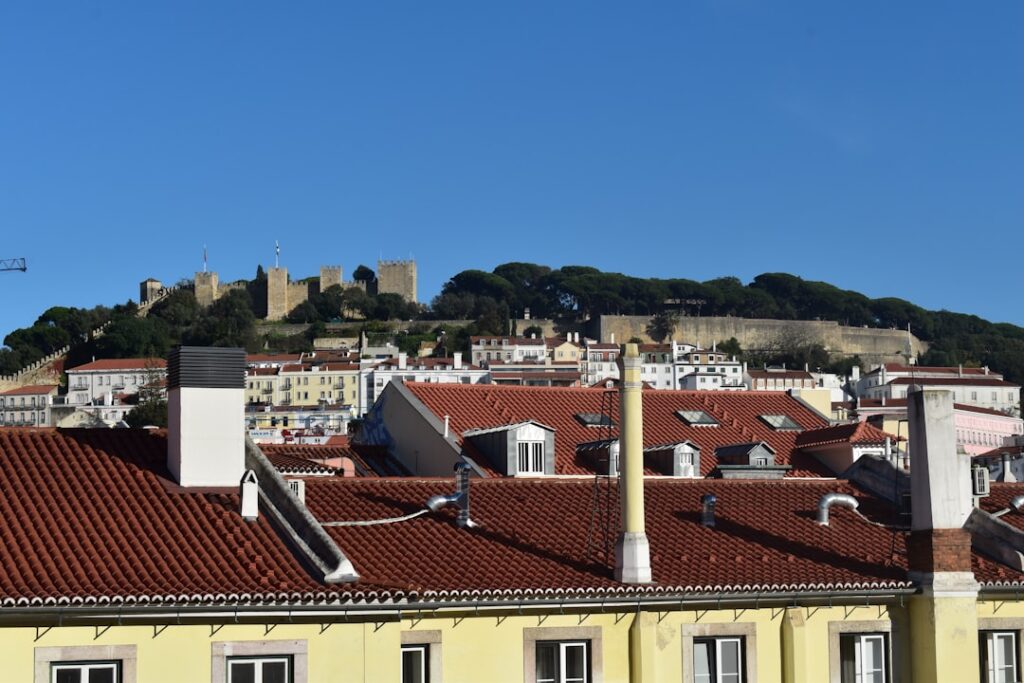 Castelo de São Jorge panoramic terrace view