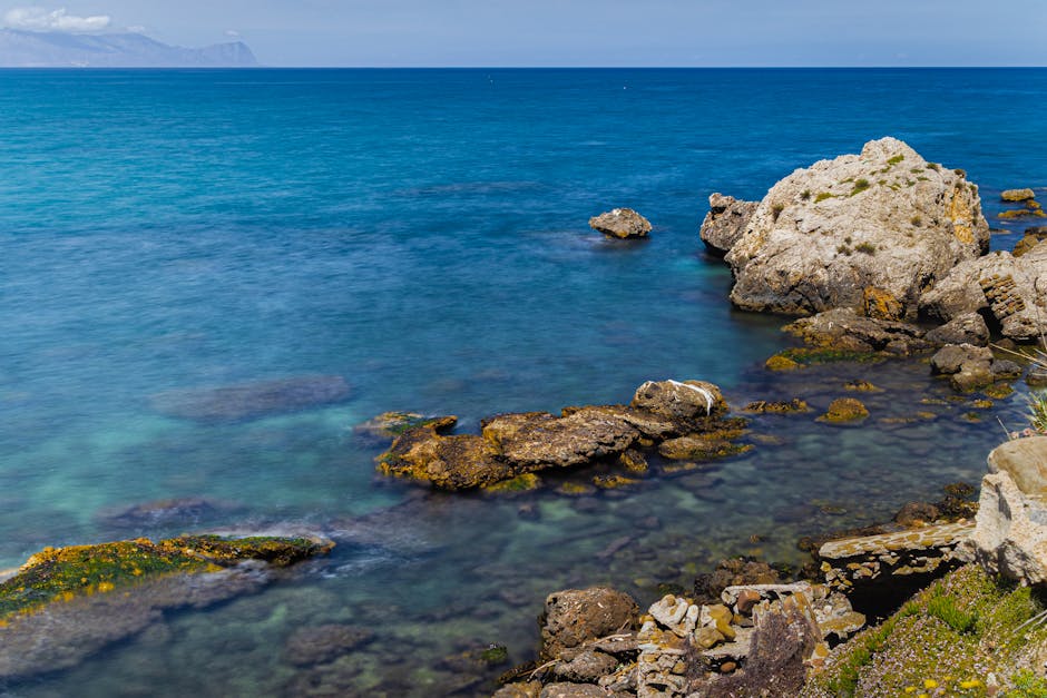 Baia di Sistiana rocky cove midday