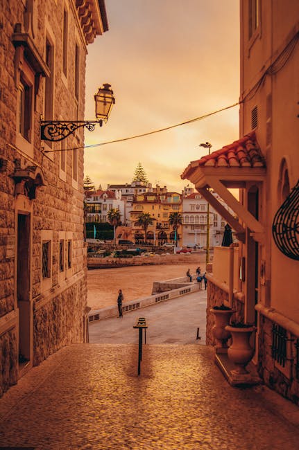 Barcola seaside alley sunset locals