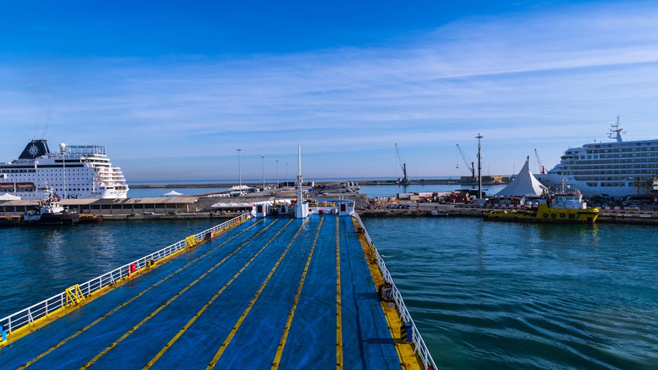 Trieste cruise terminal embarkation morning