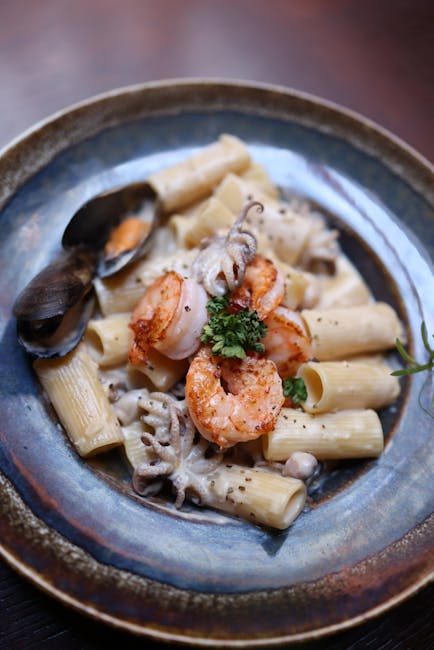 Aeolian seafood pasta