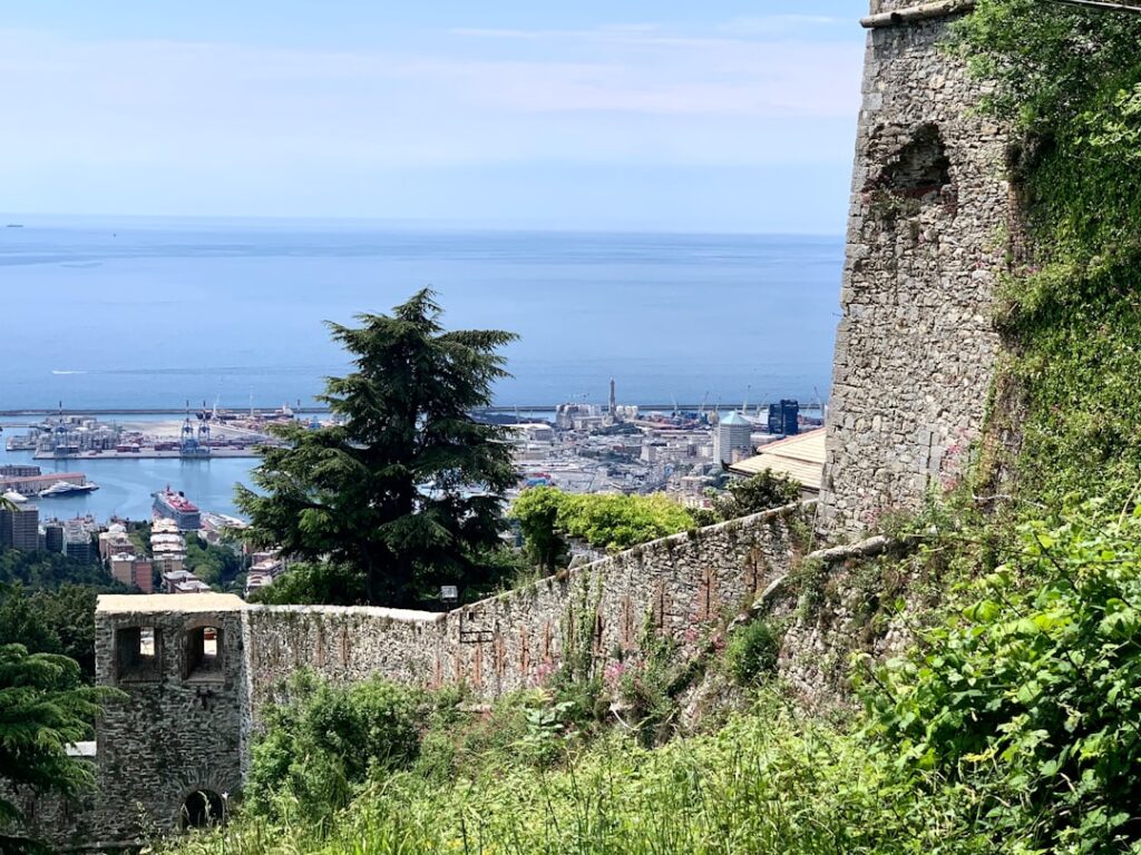Castello d'Albertis hillside panoramic view