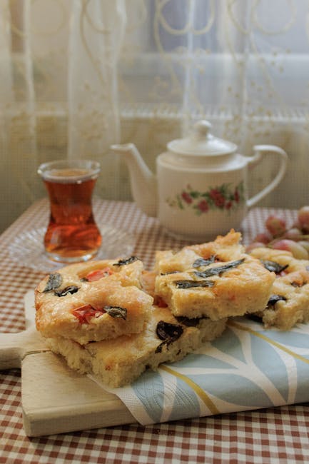 Local Ligurian focaccia