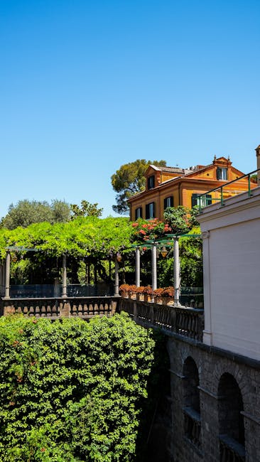 Taras Villa Croce z widokiem na morze