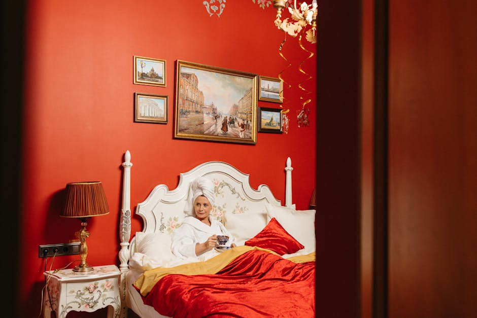 Comfortable room in a historic boutique hotel in central Ravenna