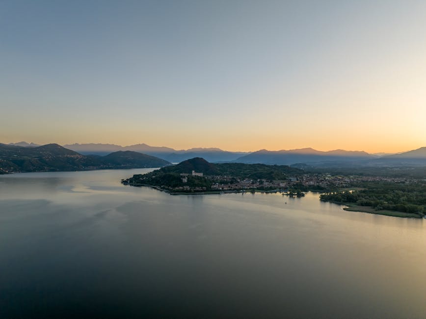 zonsopgang over Lago Maggiore