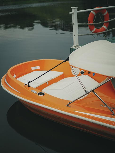 Barca elettrica a noleggio sul lago