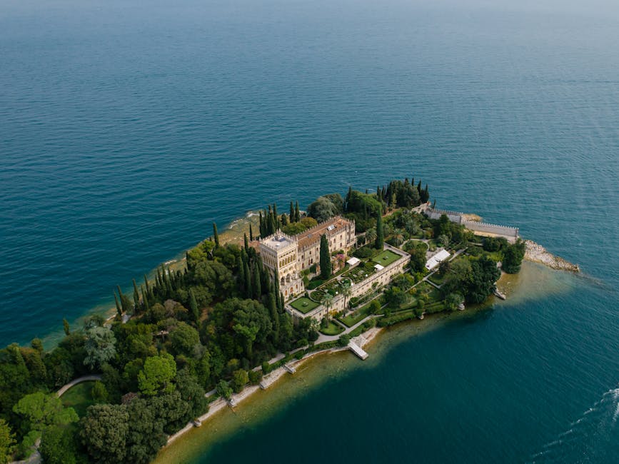 Vista appartata e selvaggia di Isola Minore