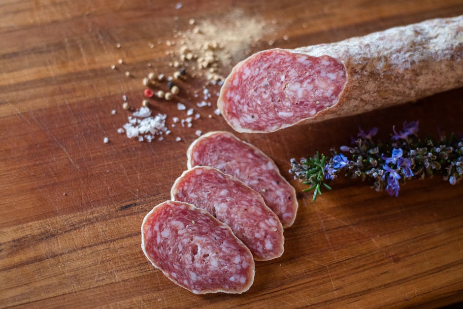 Calabrese soppressata en charcuterie