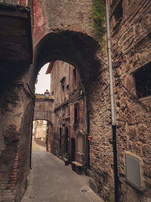 Oude stad Cosenza met historische straten