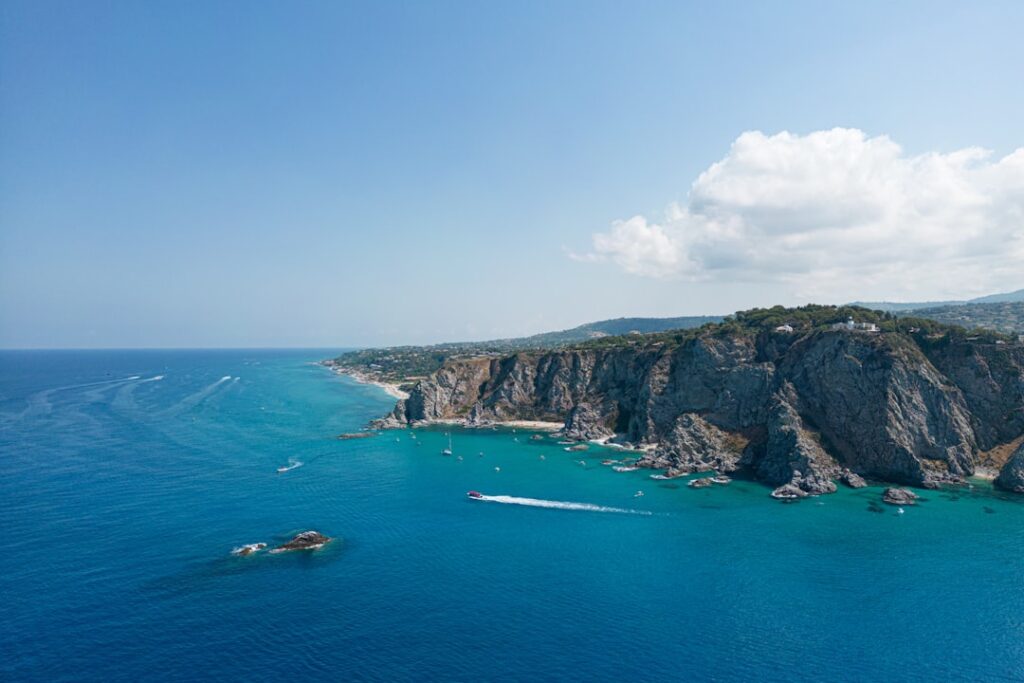 Snorkelzicht bij Capo Vaticano met helder water