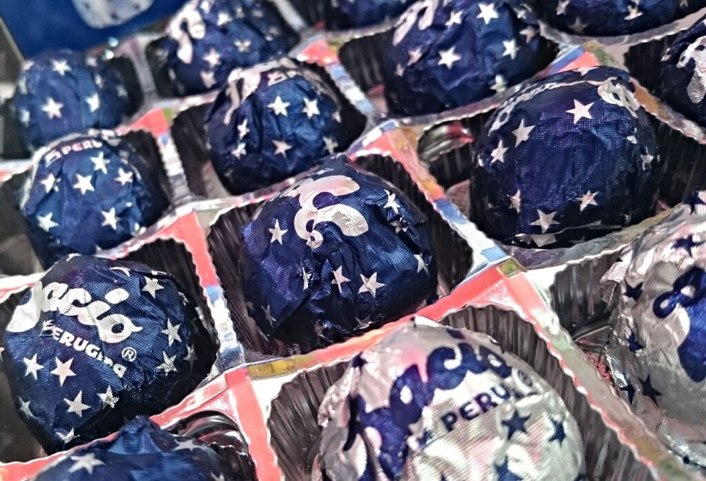 Family chocolate workshop at Perugina museum in Perugia