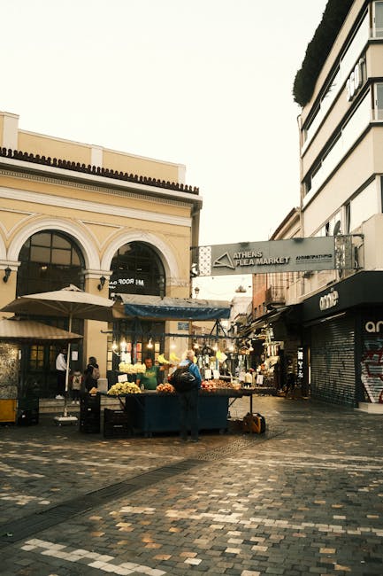 Varvakios central market entrance
