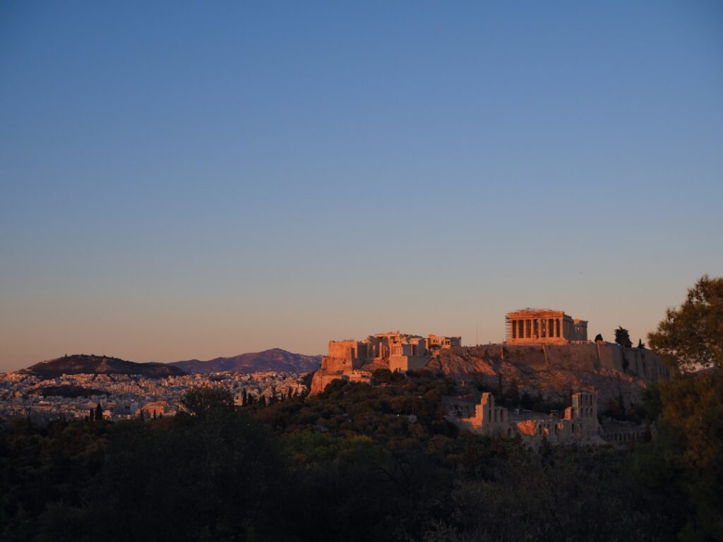 Sunrise over the Acropolis the morning after the event