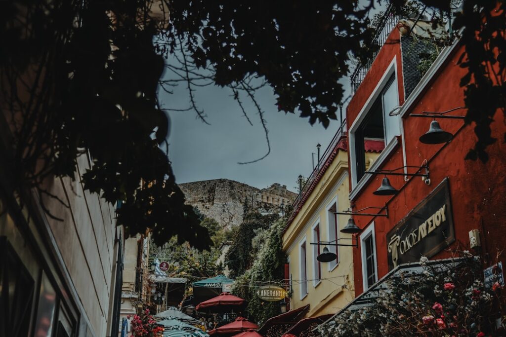 Athens street cafe