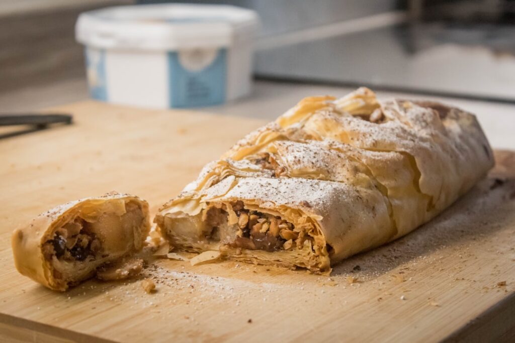 Bougatsa Greek pastry