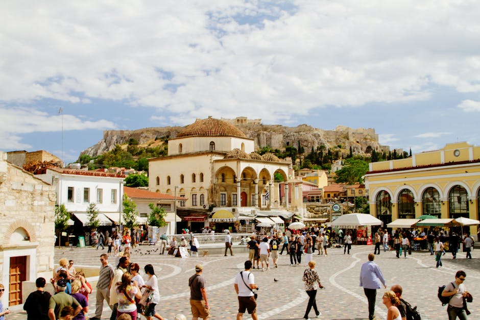 Bancarelle del mercato di Monastiraki