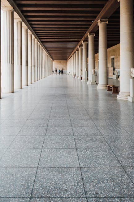 Stoa di Attalo, interno del Museo dell'Agorà
