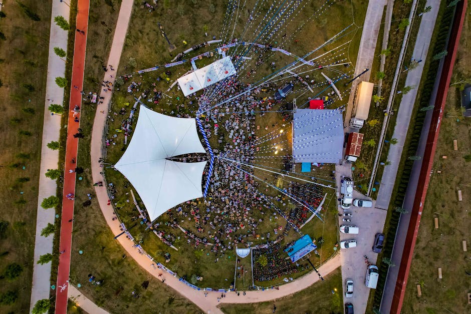 Terravibe Park festival crowd and stage