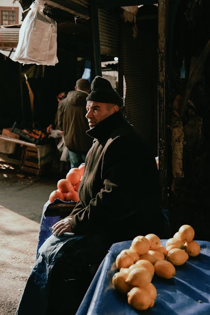Venditore al Varvakeios Market