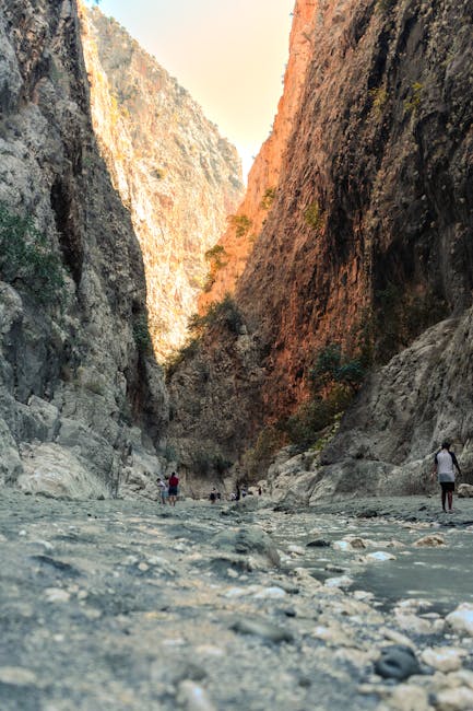 zonsondergang in de Imbros-kloof