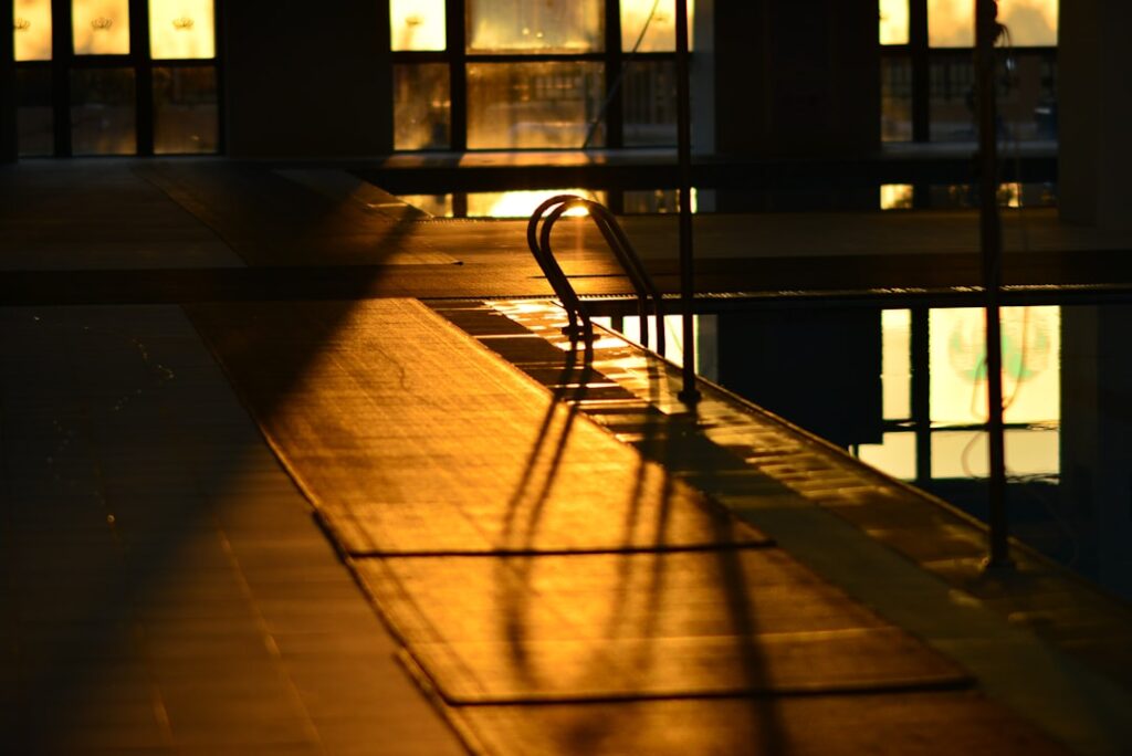 Rapolano Terme outdoor thermal pools sunset