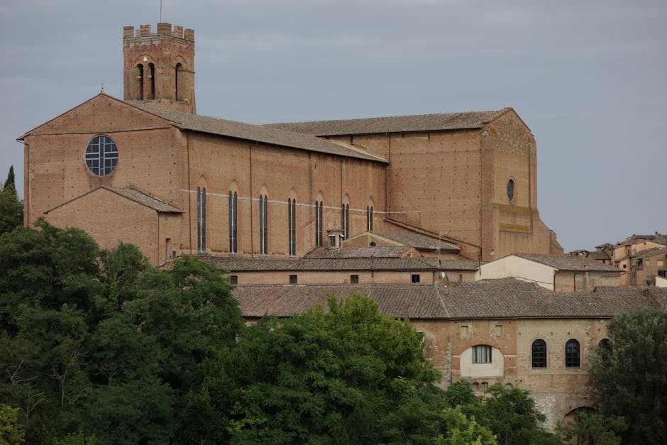 Siena Basilica of San Domenico exterior