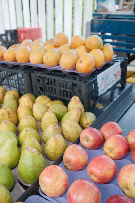 Local market fruit in Siena