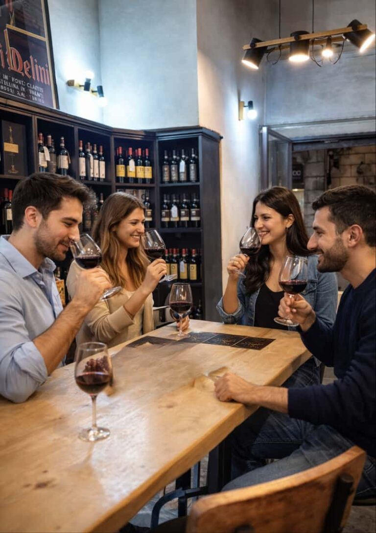 Parcours de dégustation de vins