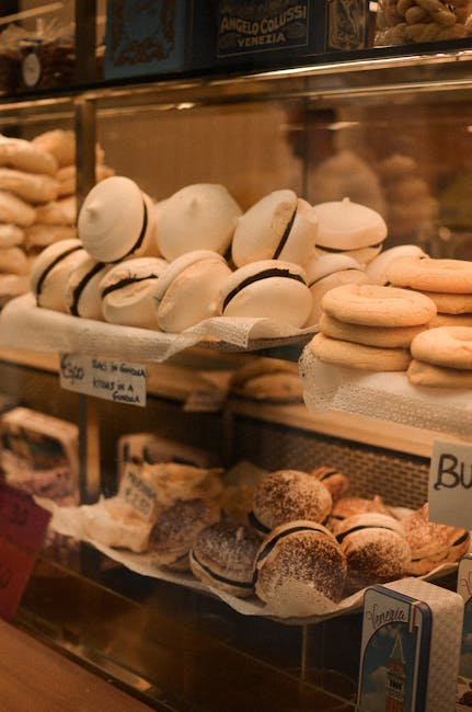 Pastry display at Pasticceria Nannini