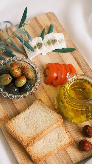 Deska oliwek, sera, pomidorów i oliwy — przekąski z Rodos