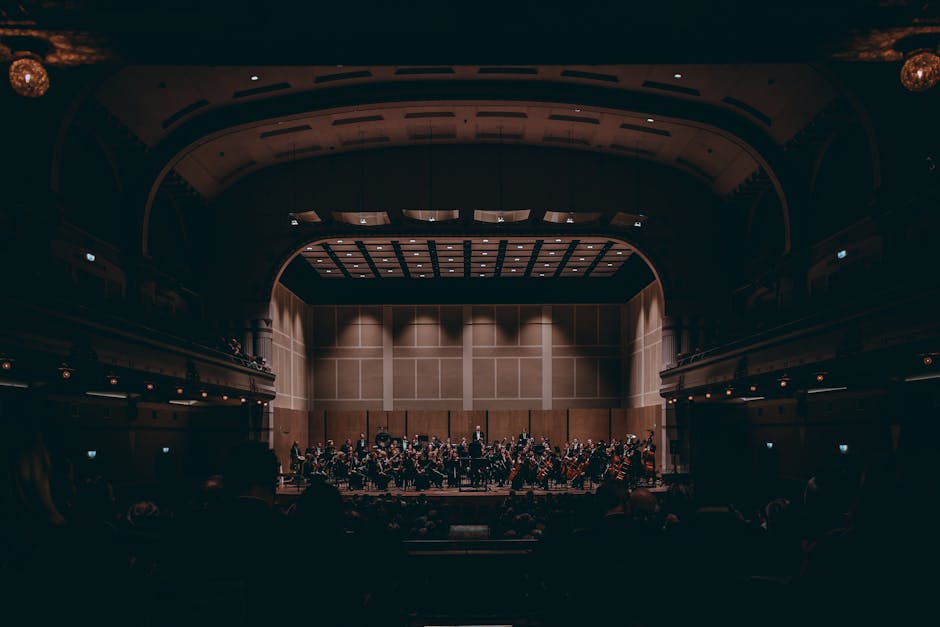 Concerto serale al Teatro Municipale di Corfù con il pubblico