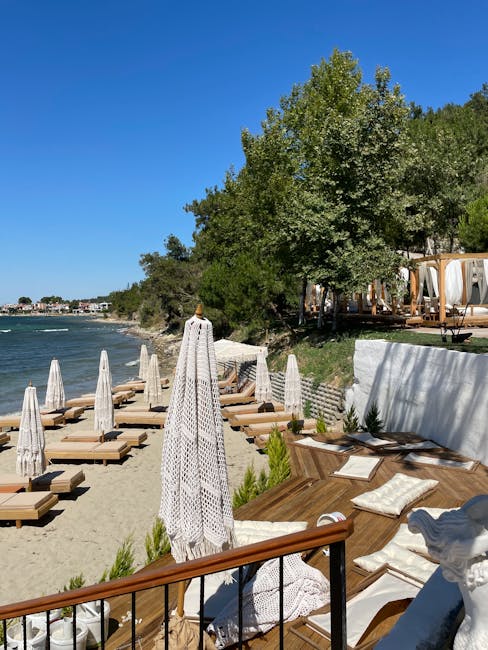 Nammos beach club cabanas and dining