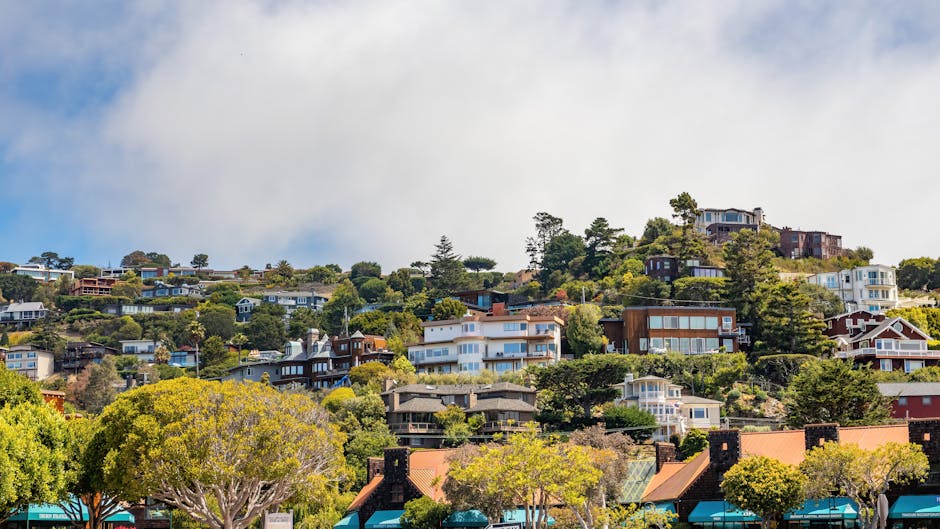Colline residenziali con vista panoramica sulla città