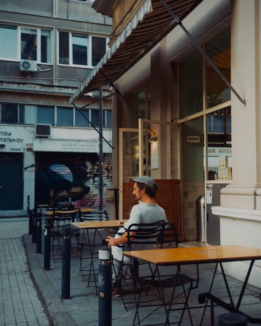 Caffè in strada a Salonicco