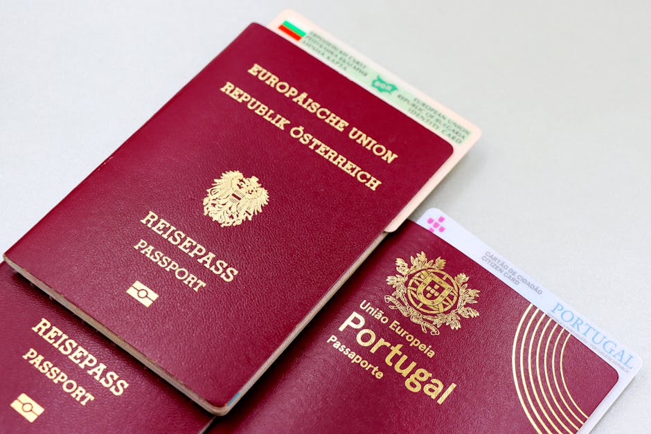 Esempio di carta d'identità nazionale greca su banco degli uffici