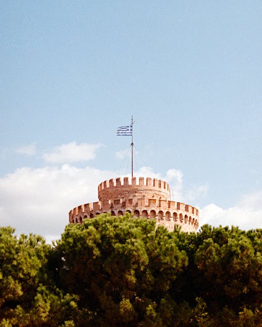 Torre Bianca di Salonicco al mattino