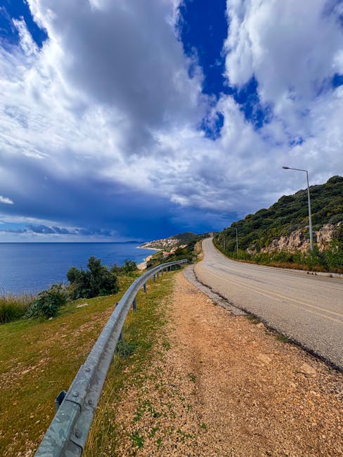 Panoramic coastal road