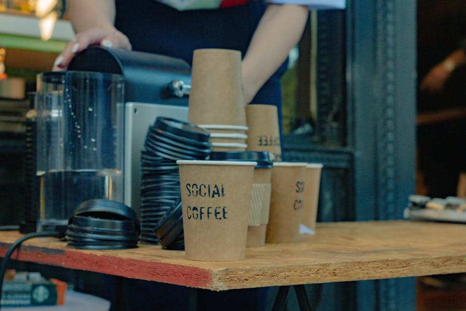 Artisan coffee cup in Blloku