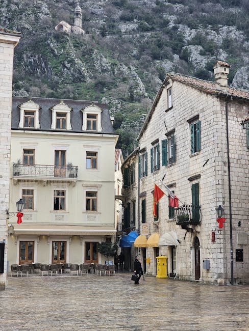 Street scene from Kotor Carnival