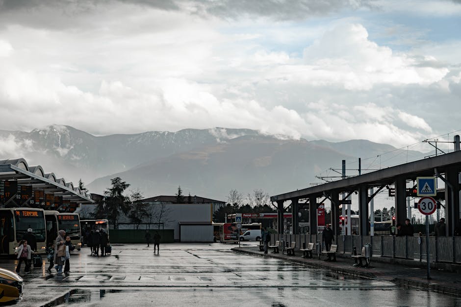 Esterno della stazione degli autobus di Žabljak