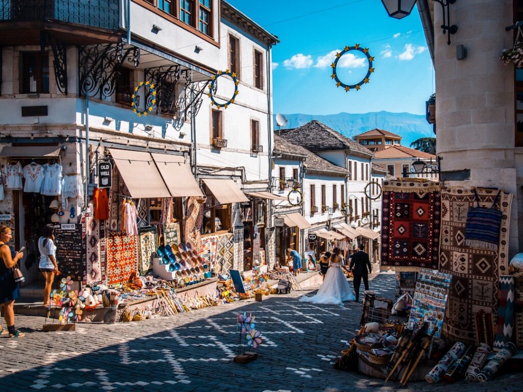 Case in pietra di Gjirokastër