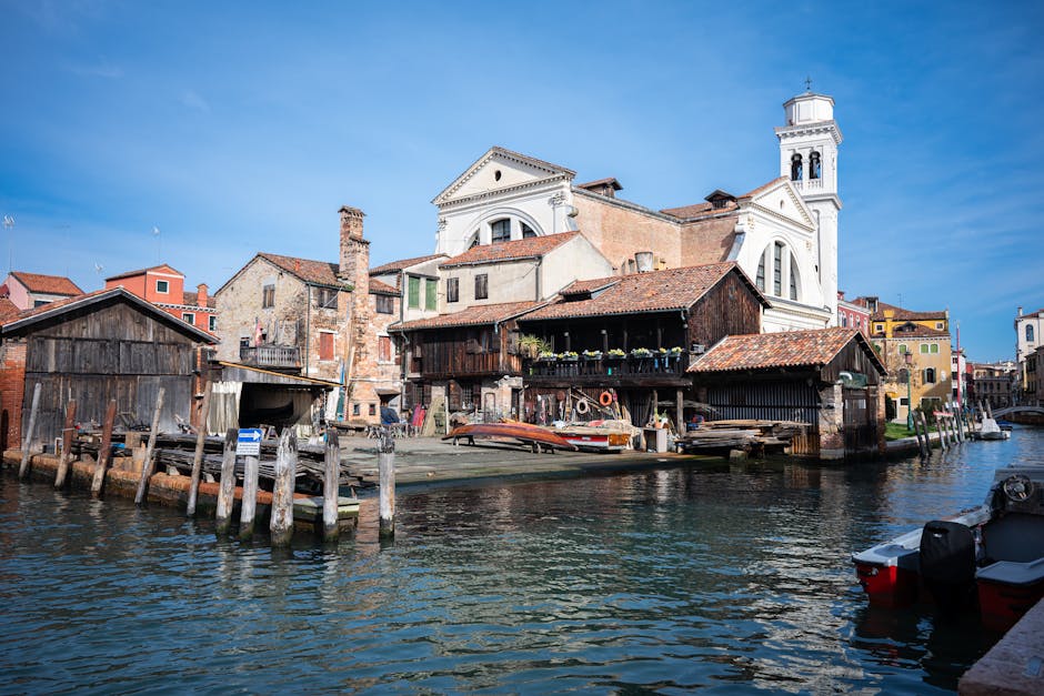 Squero di San Trovaso gondola workshop exterior