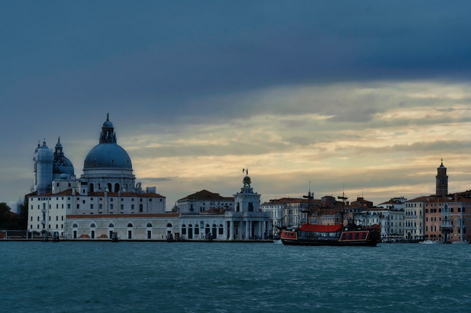 Punta della Dogana view sunset Punta della Dogana