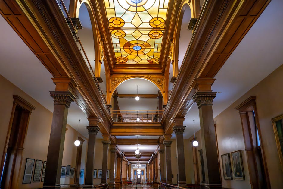 Interior of tax office in Split