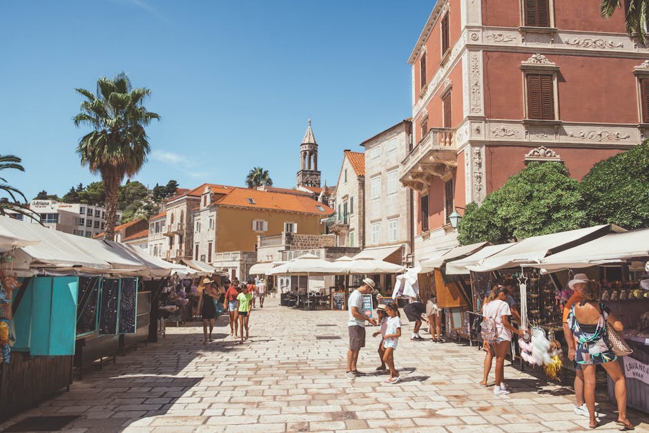 Ambachtelijke winkel met lokaal geproduceerde producten in Split