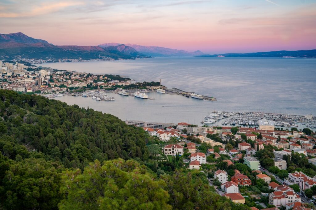 Sonnenuntergang über Split