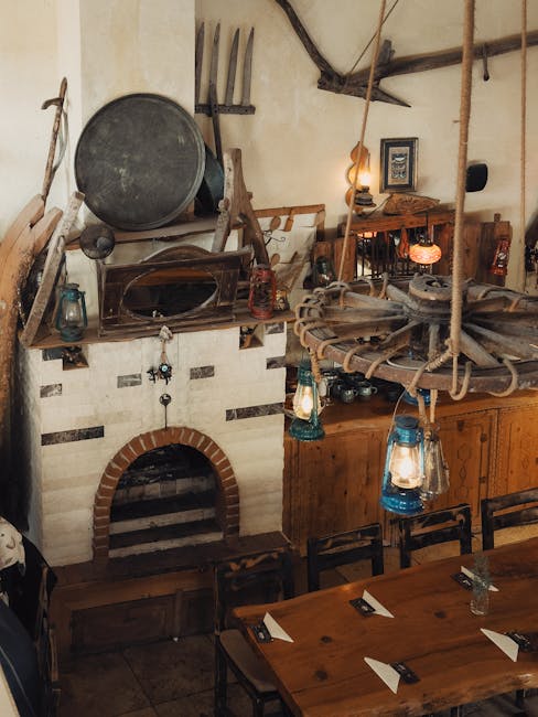 Interior of Konoba Fife with traditional Croatian dishes