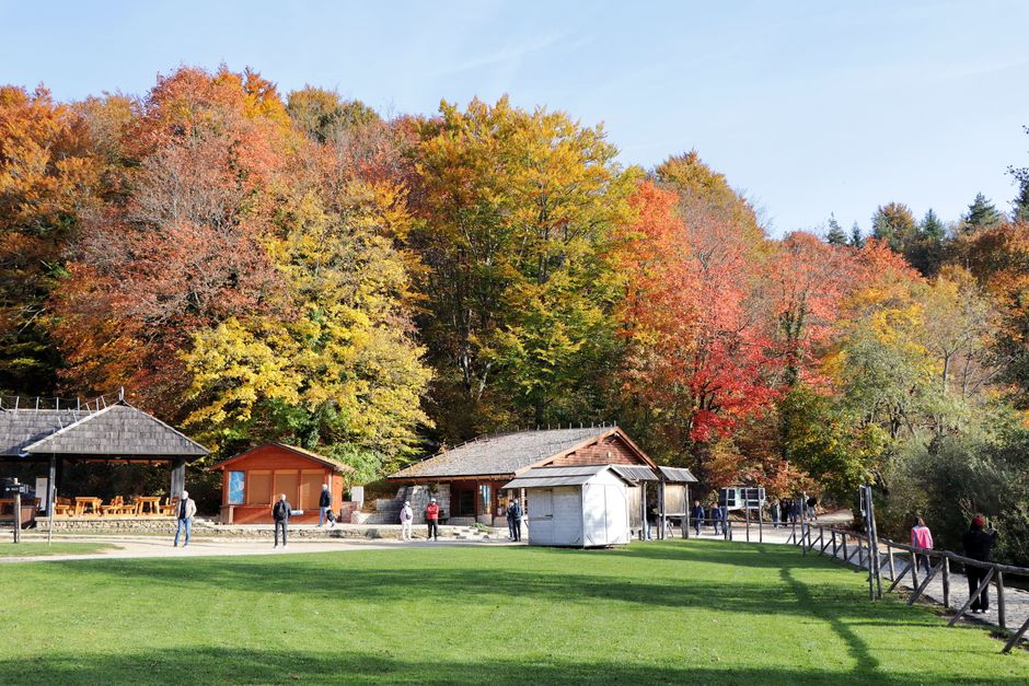 biglietteria all'ingresso del Parco Nazionale di Plitvice